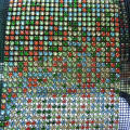 Multicolor Diamond Trimming Roll decorative mesh